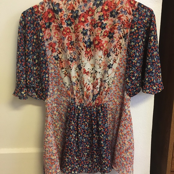 Anthropologie Floral Blouse - Picture 8 of 11